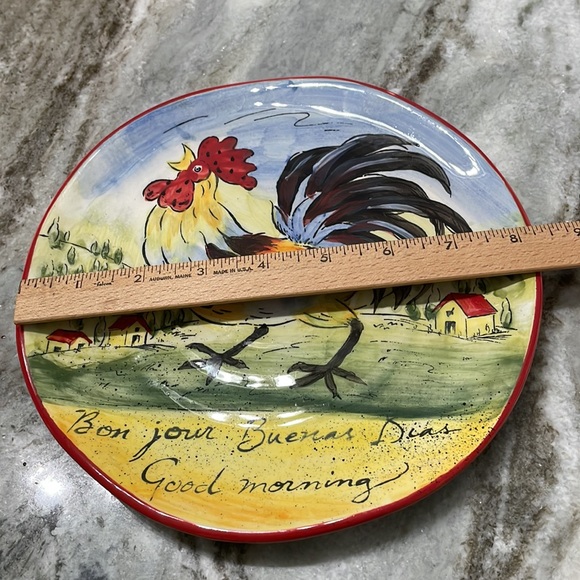 Rooster Plate - Picture 3 of 3